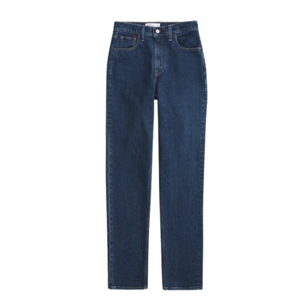 NWOT Abercrombie & Fitch The 90s Straight Ultra High Rise Jeans Curve Love 6R 28